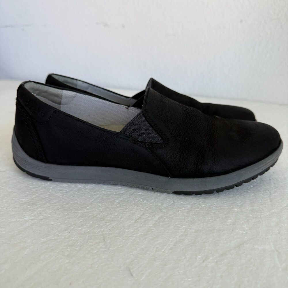 Dansko Loafers Womens 41 /10.5- 11 Black Linley Burnished Calf Casual Work - Picture 8 of 12